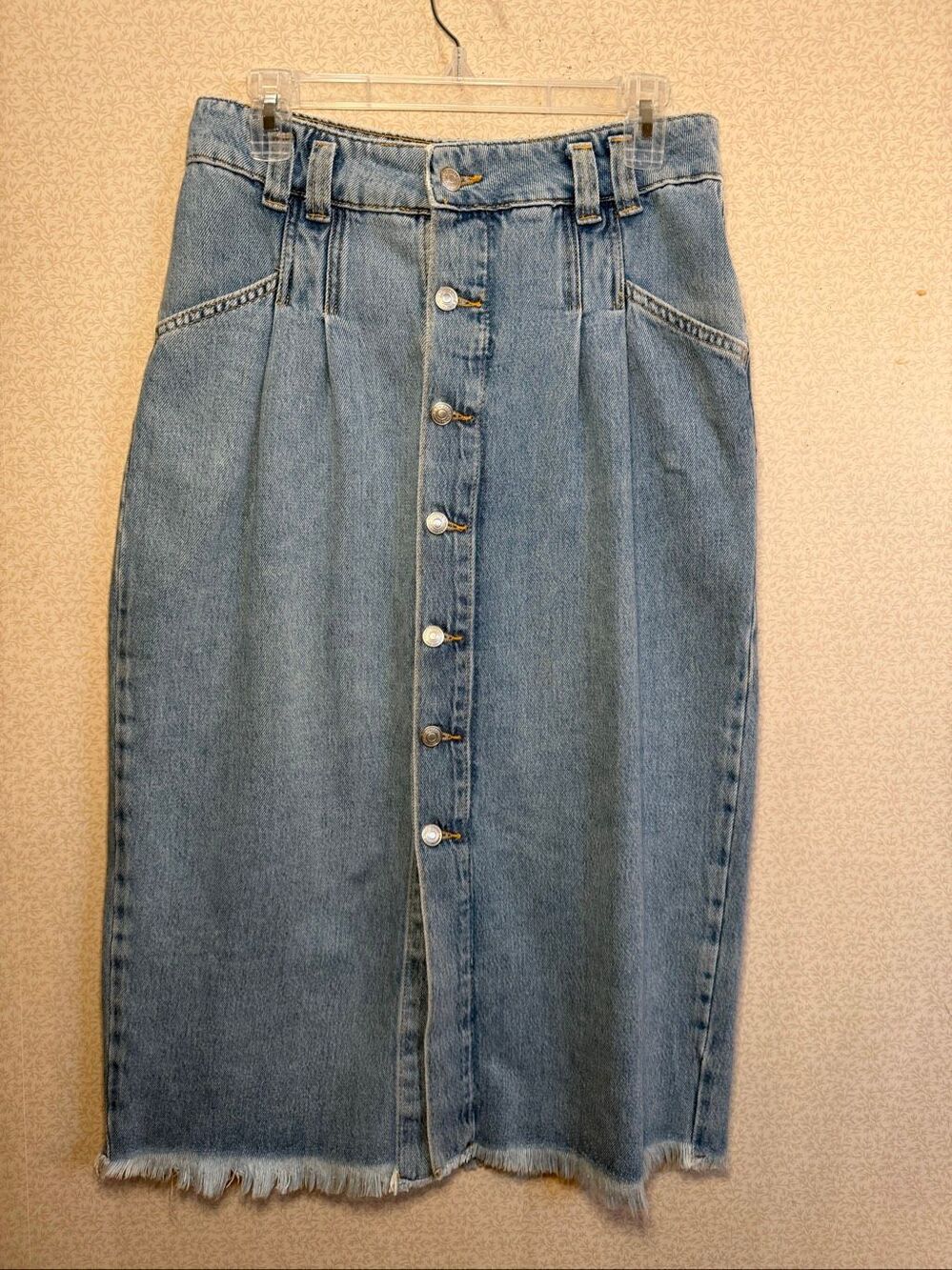 We The Free denim midi skirt - Picture 1 of 8